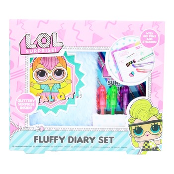 LOL SURPRISE FLUFFY DIARY SET