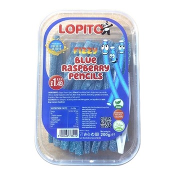 LOPITO FIZZY RASPBERRY PENCILS