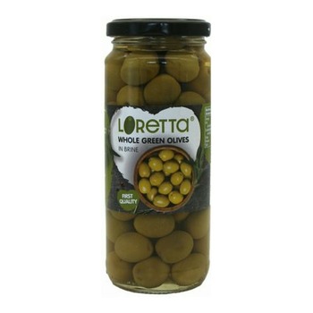 LORETTA WHOLE GREEN OLIVES