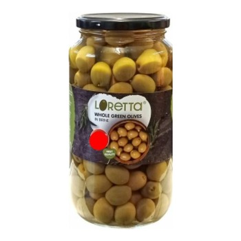 LORETTA WHOLE GREEN OLIVES