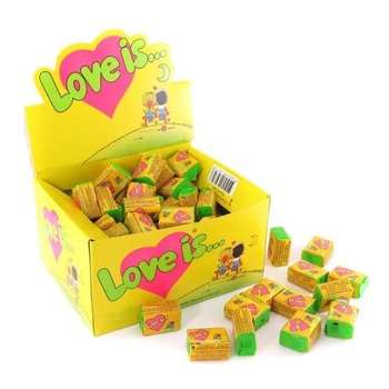 LOVE IS COCONUT&PINEAPPLE CHEWING GUM(YELLOW)