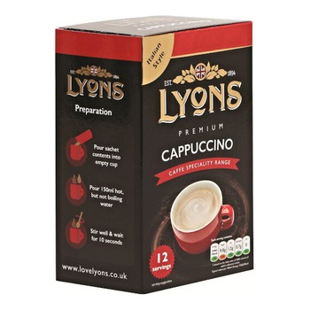 LYONS PREMIUM CAPUCCINO CAFFE ITALIAN STYLE
