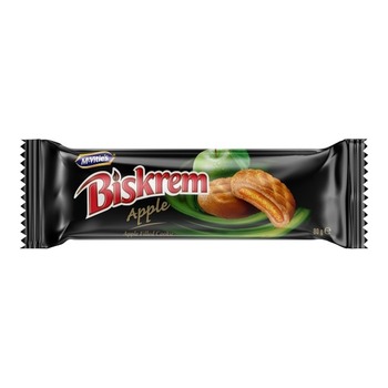 BISKREM BISCUITS WITH APPLE FILLING