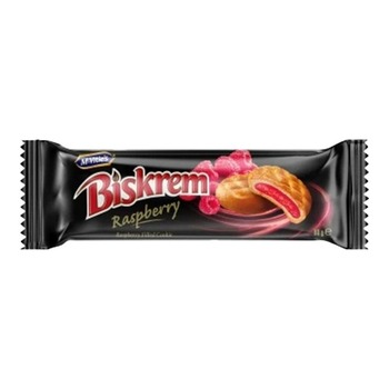 BISKREM BISCUITS WITH RASPBERRY FILLING