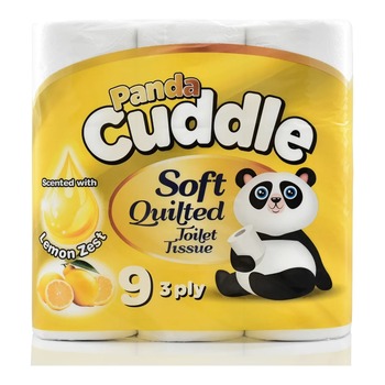MEMO PANDA CUDDLE LEMON TOILET TISSUE