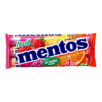 MENTOS FRUIT 3 PACKS