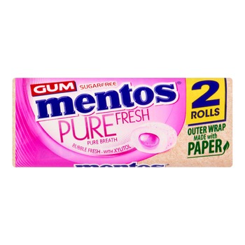 MENTOS PURE FRESH BUBBLE FLAVOUR CHEWING GUM