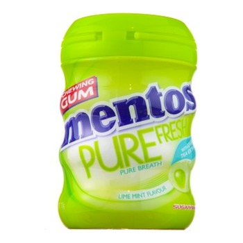 MENTOS PURE FRESH LIME MINT CHEWING GUM TUBE
