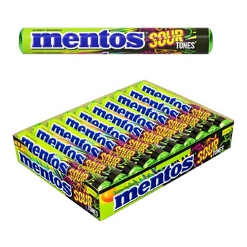 MENTOS SOUR TONES CHEWY DRAGEES