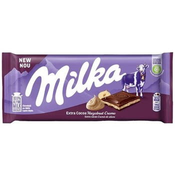MILKA EXTRA COCOA HAZELNUT CREME CHOCOLATE