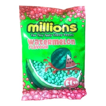 MILLIONS WATERMELON CHEWY SWEETS PM£1.49