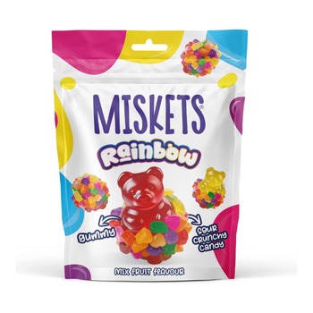 MISKETS RAINBOW GUMMY WITH SOUR CRUNCHY CANDY