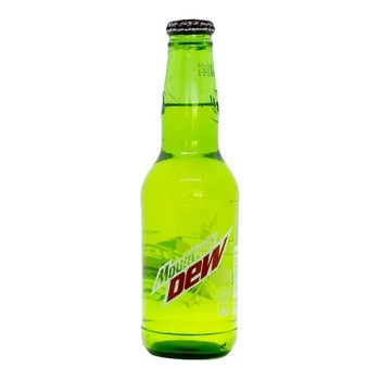 MOUNTAIN DEW GLASS BOTTLE