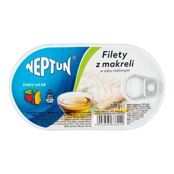 NEPTUN MACKEREL FILLETS IN OIL