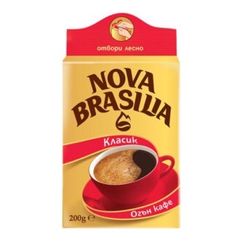 NOVA BRAZILIA GRINDED CLASSIC COFFEE RED
