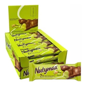 NUTYMAX MILK CHOCOLATE WAFER WITH PISTACHIO CREAM