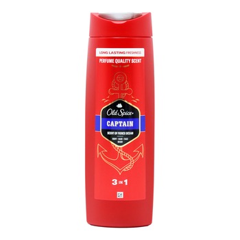 OLD SPICE CAPTAIN BODY HAIR FACE WASH 3 IN 1