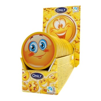 ONLY BIG EMOJI COINS MILK CHOCOLATE