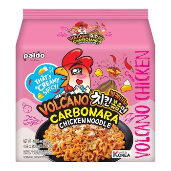 PALDO VOLCANO CARBONARA CHICKEN NOODLES