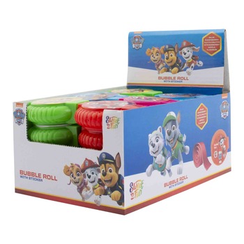 PAW PATROL BUBBLE ROLL WITH STICKER CHEWING GUM