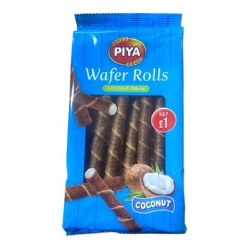 PIYA WAFER ROLLS COCONUT CREAM