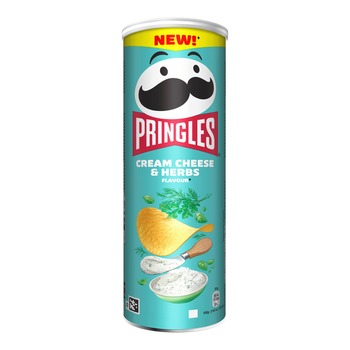 PRINGLES CREAM CHEESE & HERBS FLAVOUR