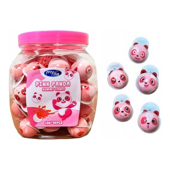 PROFISA PINK PANDA GUMMY CANDY TIN