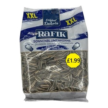 RAFIK SUNFLOWER SEEDS EXTRA SALTED PM£1.99