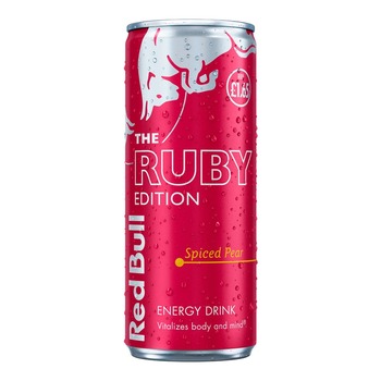 REDBULL THE RUBY EDITION SPICED PEAR PM£1.75