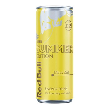 REDBULL THE SUMMER EDITION CITRUS ZEST PM£1.75 (YELLOW)