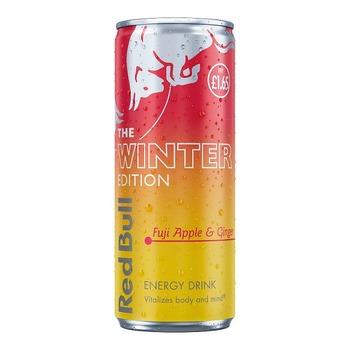 REDBULL THE WINTER EDITION FUJI APPLE & GINGER PM£1.75