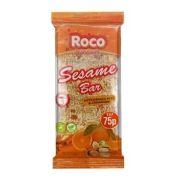 ROCO SESAME BAR W ORANGE PEELS PM75P