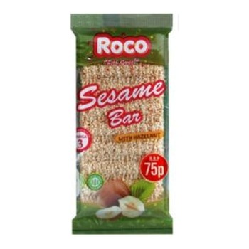 ROCO SESAME BAR WITH HAZELNUT PM75P