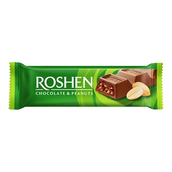 ROSHEN MILK CHOCOLATE WITH CRISPS & PEANUTS