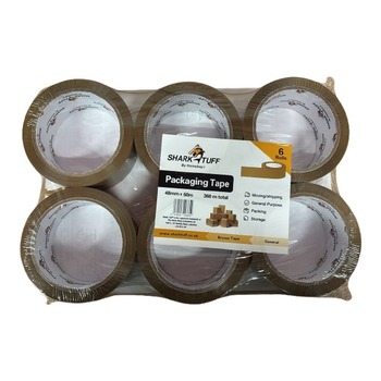 SHARK TUFF PACKAGING TAPE BROWN