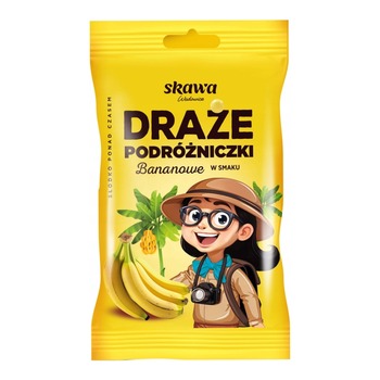 SKAWA DRAZE O SMAKU BANANOWYM