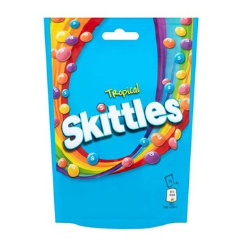 SKITTLES TROPICAL POUCH (BLUE)