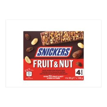 SNICKERS FRUIT&NUT 4 BARS