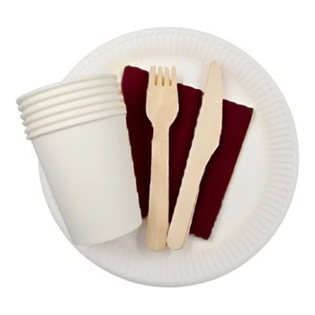 STARPAKAS ECO FRIENDLY PAPER SET FOR 6 PERSONS