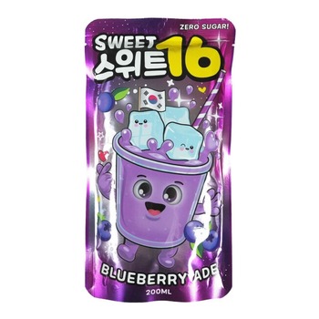 SWEET 16 BLUEBERRY ADE LEMONADE ZERO SUGAR