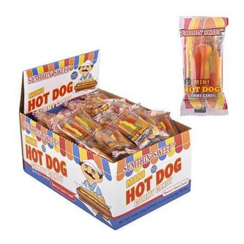 SWEETO MINI HOT DOG GUMMY CANDY