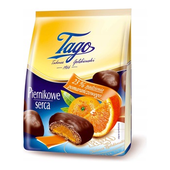 TAGO PIERNIKI POMARANCZOWE GINGER BREAD ORANGE FILLED