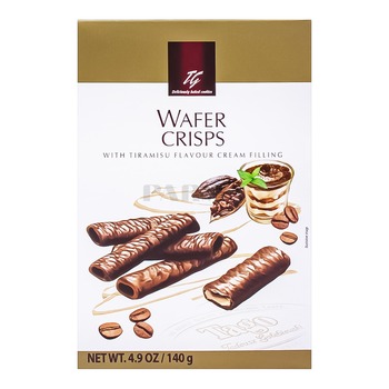 TAGO RURKI TIRAMISU WAFER CRISPS WITH TIRAMISU FLAVOUR CREAM