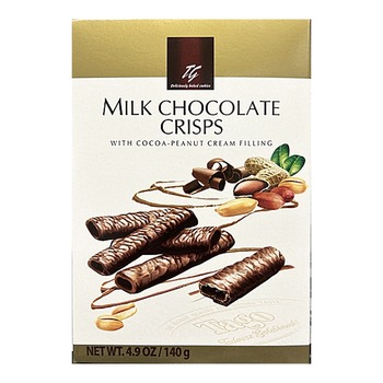 TAGO WAFER CRISPS WITH COCOA-PEANUT CREAM FILLING