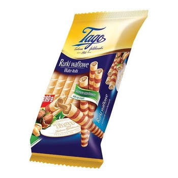 TAGO WAFER ROLLS WITH HAZELNUT