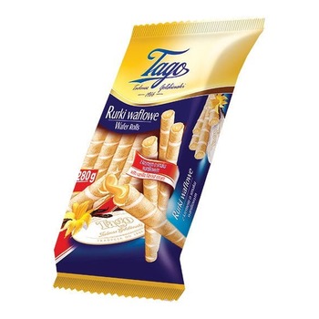 TAGO WAFER ROLLS WITH VANILLA