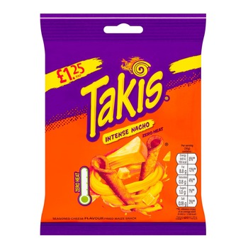 TAKIS INTENSE NACHO PM£1.25