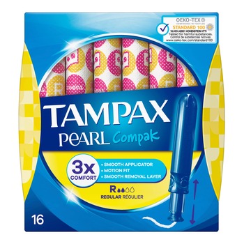 TAMPAX PEARL COMPAK REGULAR
