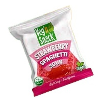 VEGAN SNACK SOUR STRAWBERRY SPAGHETTI