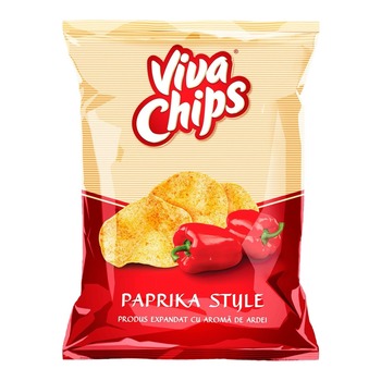 VIVA CHIPS CU AROMA DE ARDELI / PEPPER